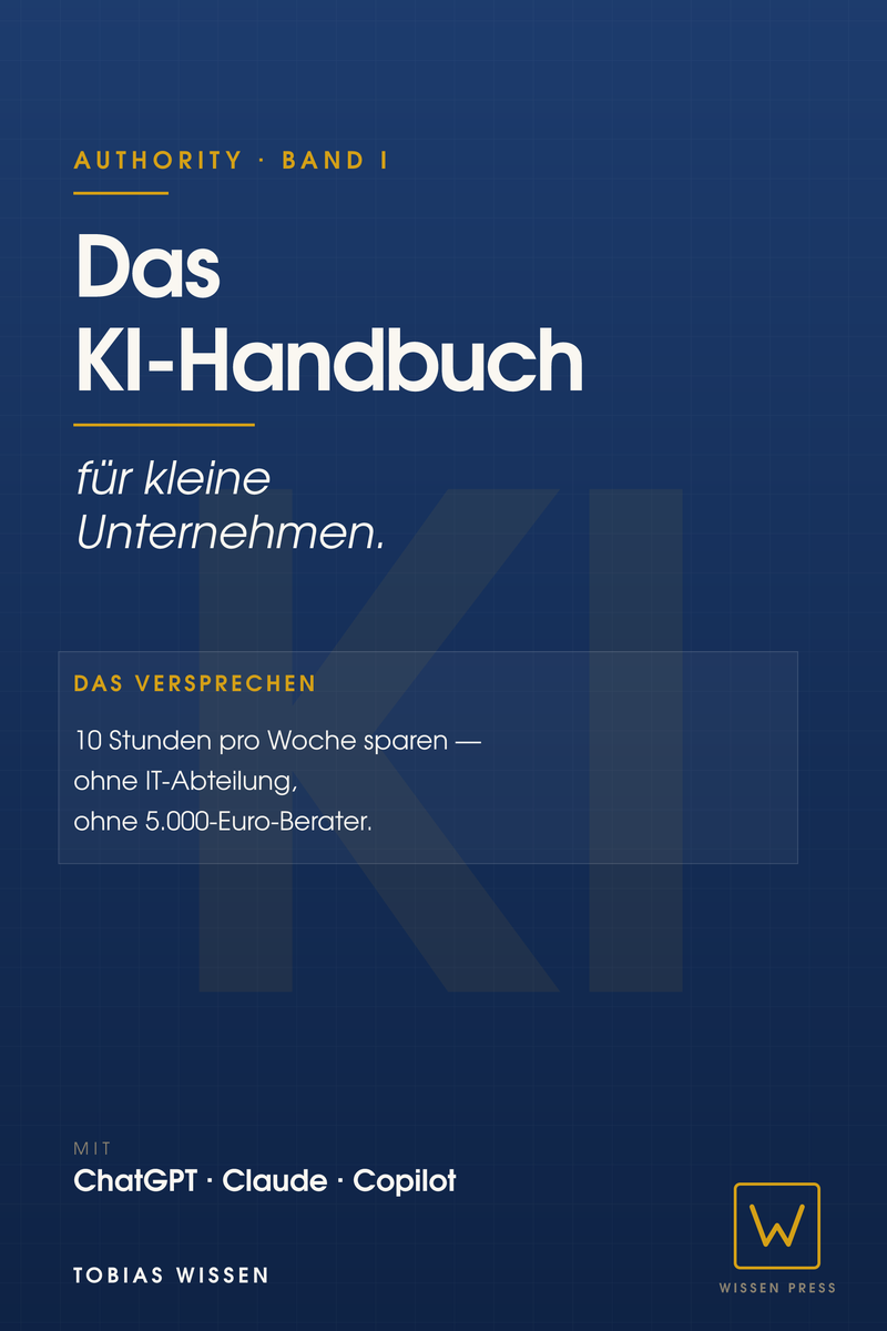 Cover: Das KI-Handbuch für kleine Unternehmen